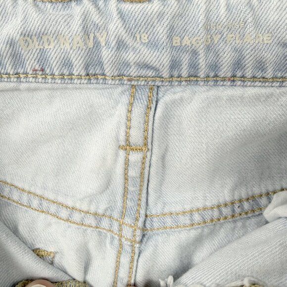OLD NAVY Baggy Flare Light Wash Jeans Women’s SZ 18 - Picture 4 of 12